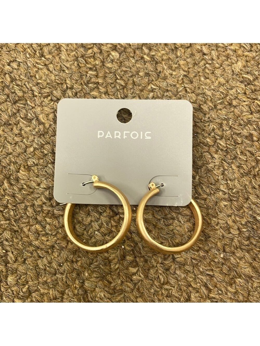 New Parofis Gold Hoop Earrings